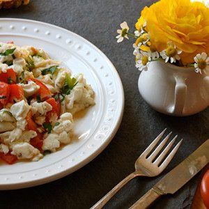 Goat-Cheese-Tomato-and-Parsley-Scramble-300x150